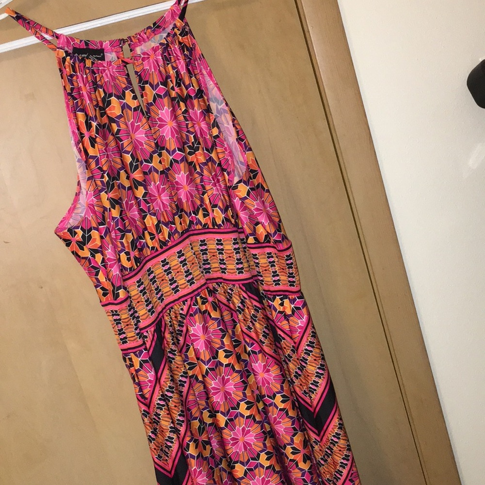 B. Calm by London Times Multi Color Maxi Dress
